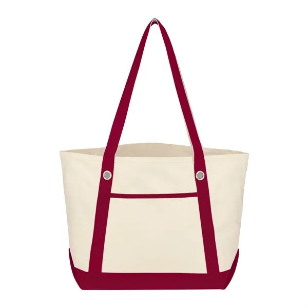 MEDIUM 12 OZ. COTTON CANVAS SAILING TOTE BAG