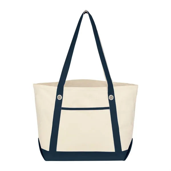 MEDIUM 12 OZ. COTTON CANVAS SAILING TOTE BAG