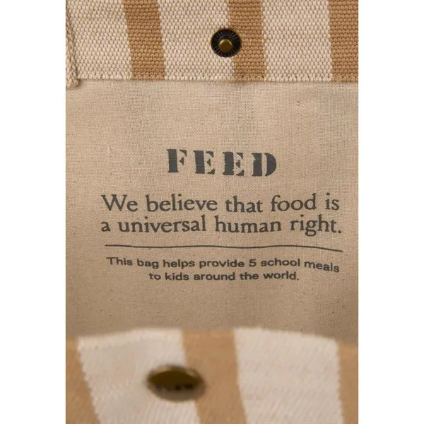 FEED Striped Carry Tote