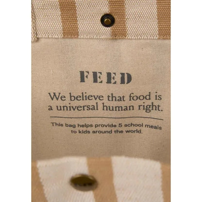 FEED Striped Carry Tote