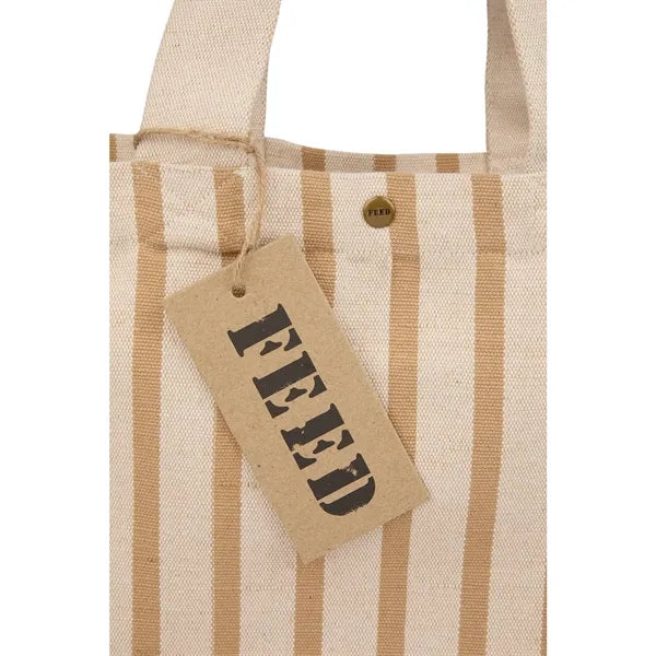 FEED Striped Carry Tote