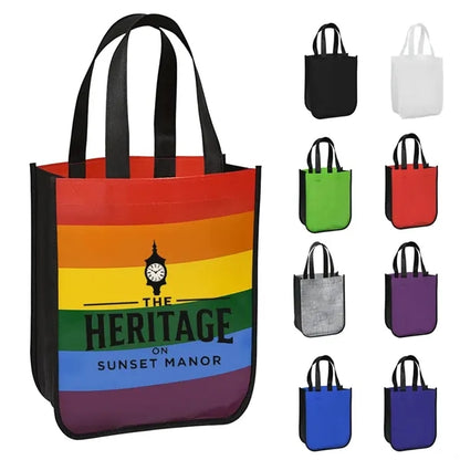 Laminated Fashion Tote - 11-3/4" x 9-1/4"