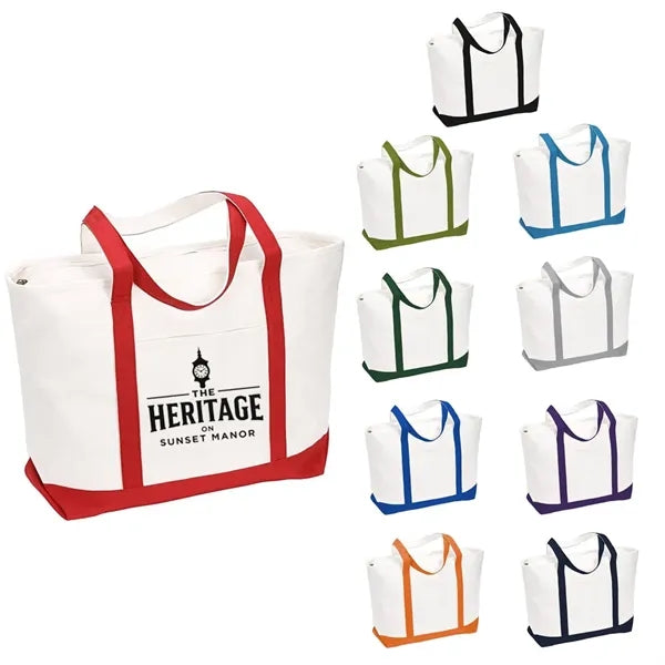 24 oz Large Heavyweight Cotton Canvas Tote