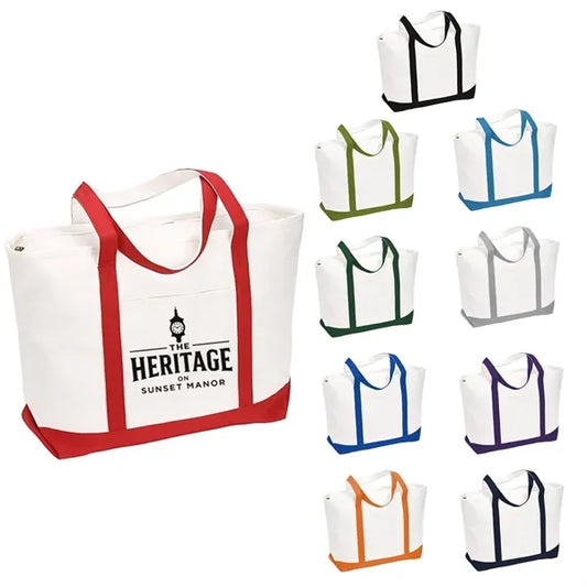 24 oz Large Heavyweight Cotton Canvas Tote