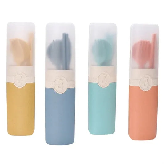 Wheat Straw Portable Cutlery Set