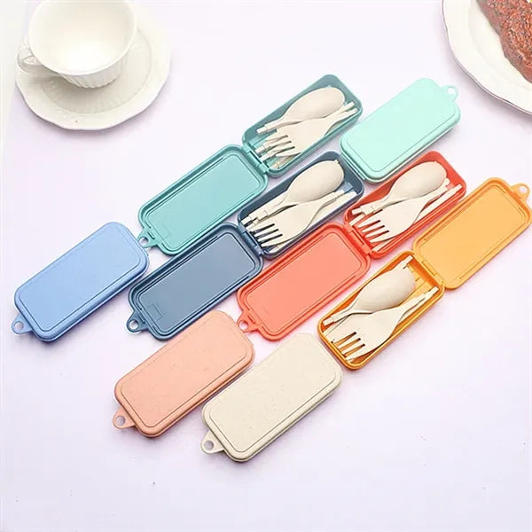 Wheat Straw Portable Utensil Set