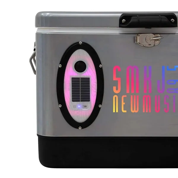 Sasquatch 54QT Bluetooth Music Cooler, Front Imprint