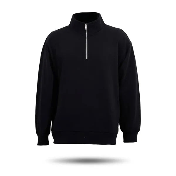 Unisex Lightweight Cotton Quarter Zip Sweatshirt