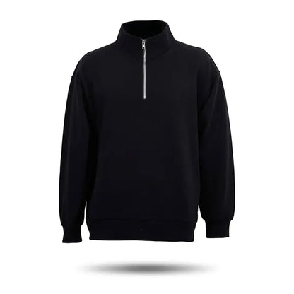 Unisex Lightweight Cotton Quarter Zip Sweatshirt