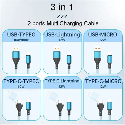 Fast 3 in 1 Charging Cable