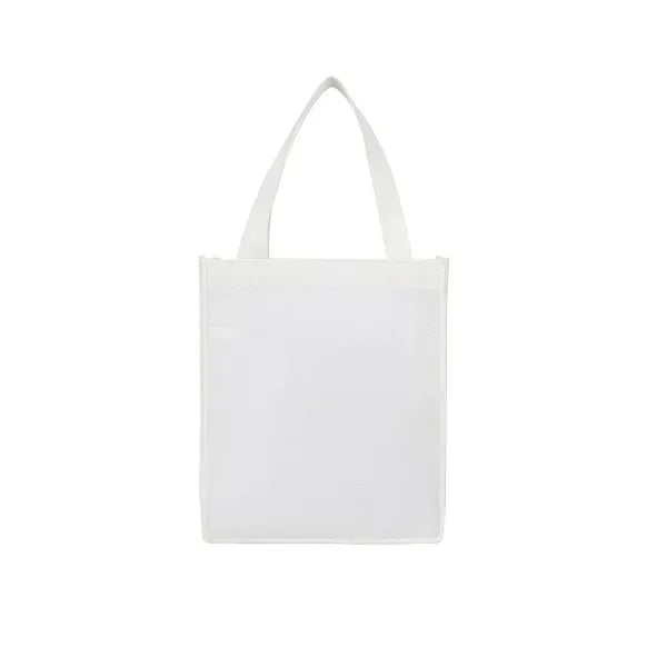 LAMINATED NON-WOVEN TOTE BAG (12"W x 13"H x 8"D)