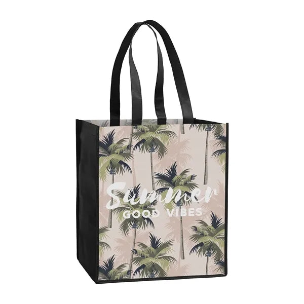 LAMINATED NON-WOVEN TOTE BAG (13" W X 15" H X 10" D)