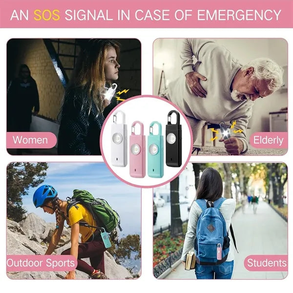 Self Defense USB Rechargeable Alarm