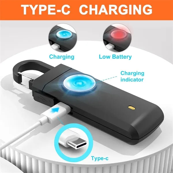 Self Defense USB Rechargeable Alarm
