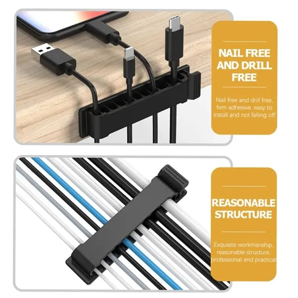 Cable Clip Holder, Self Adhesive Cables Management Clip
