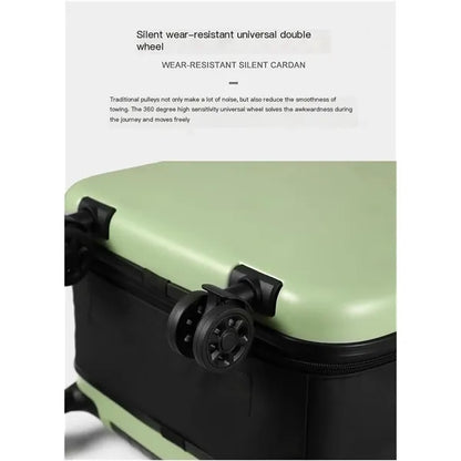 Foldable Luggage Suitcase Boarding Trolley Case