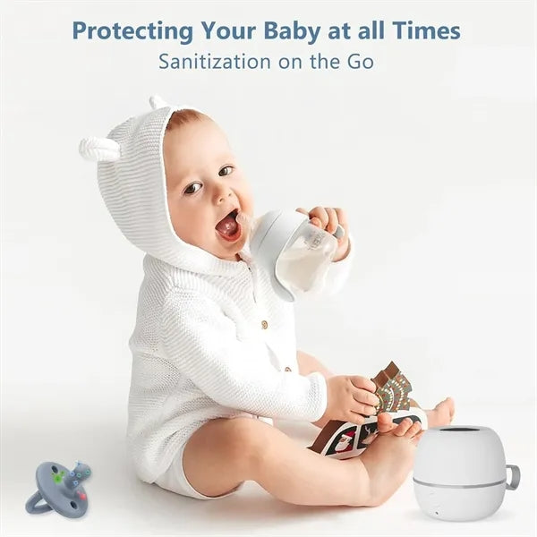 Portable Pacifier Sanitizer On The Go
