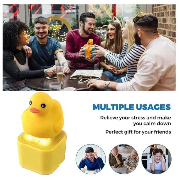 Duck Quacking Fidget Keychain Toy