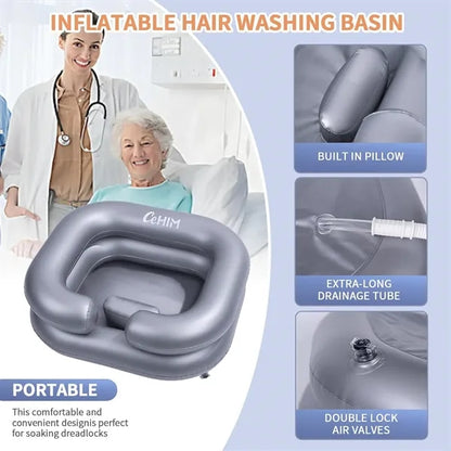 Inflatable Hair Washing Basin/Portable Shampoo Bowls