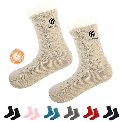 Christmas gifts home non-slip thick winter warm socks