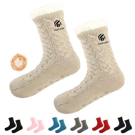 Christmas gifts home non-slip thick winter warm socks