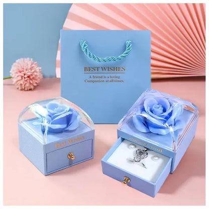 Rose Velvet Jewelry Box
