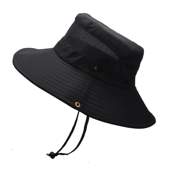 Wide Brim Uv Protection Sun Bucket Hat