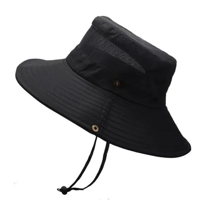 Wide Brim Uv Protection Sun Bucket Hat
