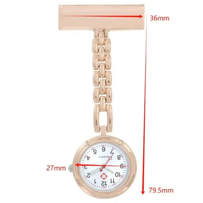Engraved Metal Nurse Fob Watch