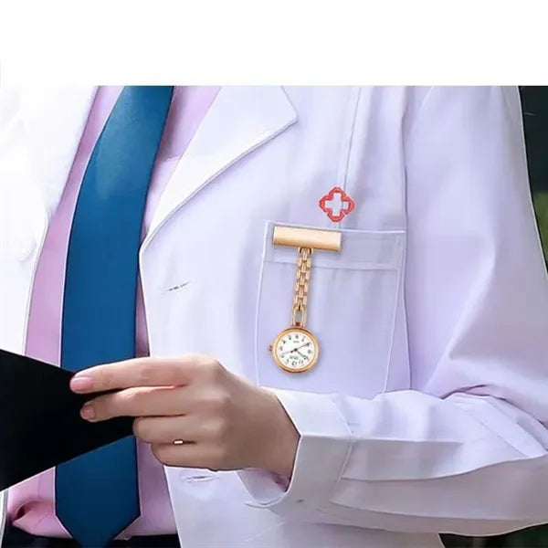 Engraved Metal Nurse Fob Watch