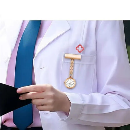 Engraved Metal Nurse Fob Watch