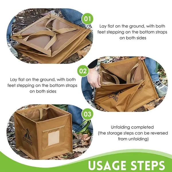 Portable Foldable Outdoor Storage Bin