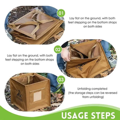 Portable Foldable Outdoor Storage Bin