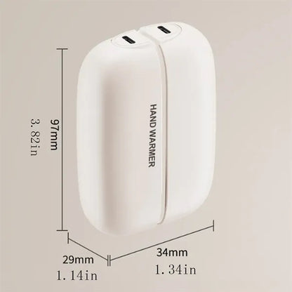2 In 1 Magnetic USB Hand Warmer And Portable Power Bank