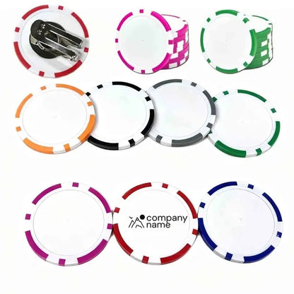 Golf Ball Marker Poker Chips