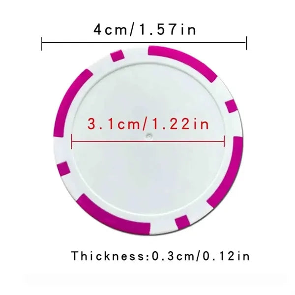 Golf Ball Marker Poker Chips