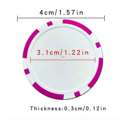 Golf Ball Marker Poker Chips