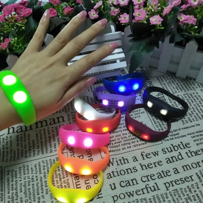 Sound-Activated LED Glow Bracelets for Parties & Events