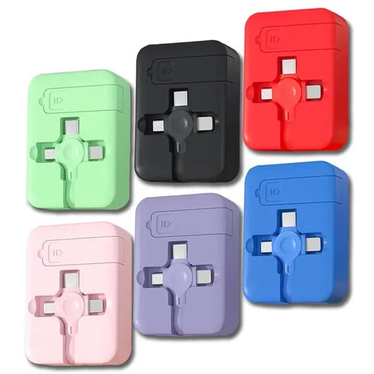 3 in 1 Retractable Charging Cable & Phone Stand