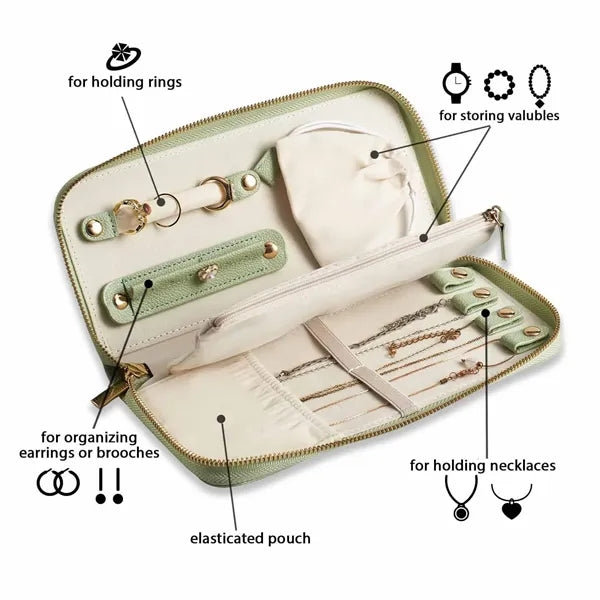 Portable Jewelry Travel Pouch