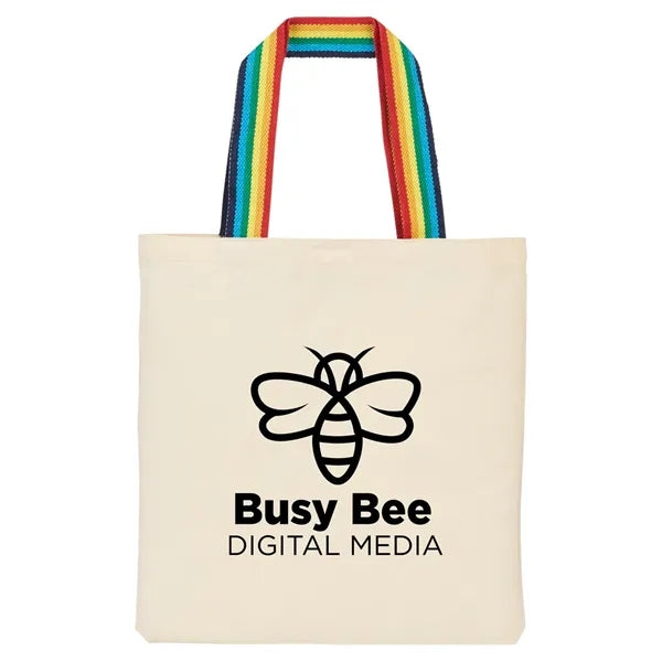Rainbow Pride Recycled Cotton Tote Bag