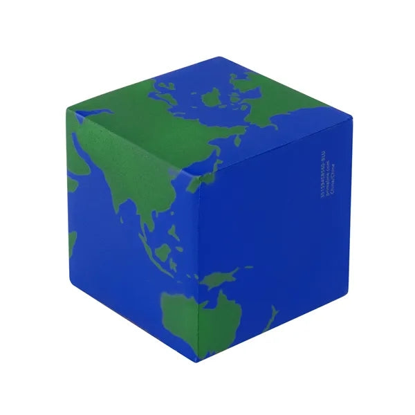 Earth Cube Shape Stress Ball