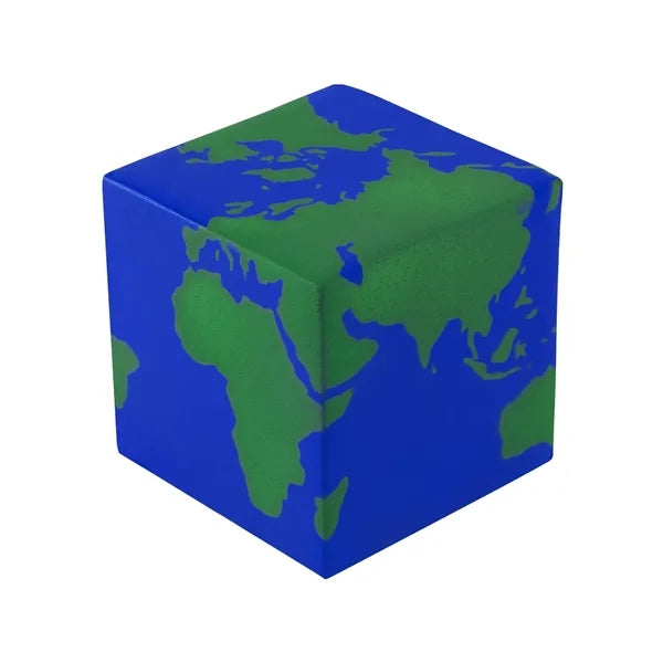 Earth Cube Shape Stress Ball