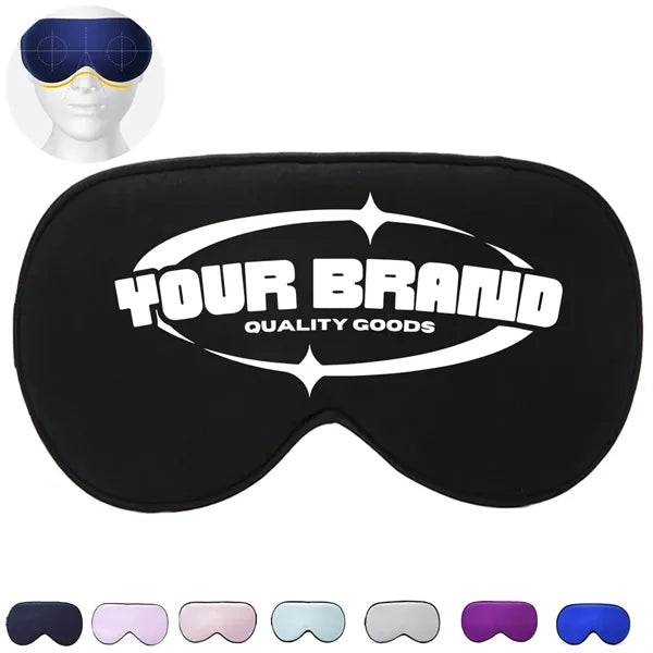 Double Sided Silk Sleep Mask With Elastic Strap Headband