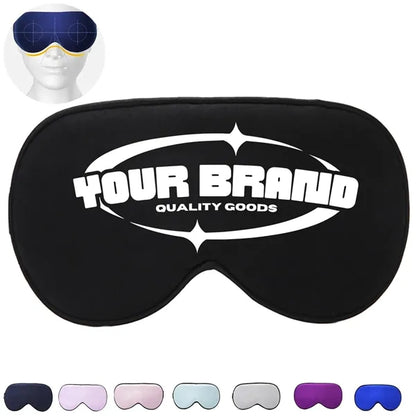 Double Sided Silk Sleep Mask With Elastic Strap Headband