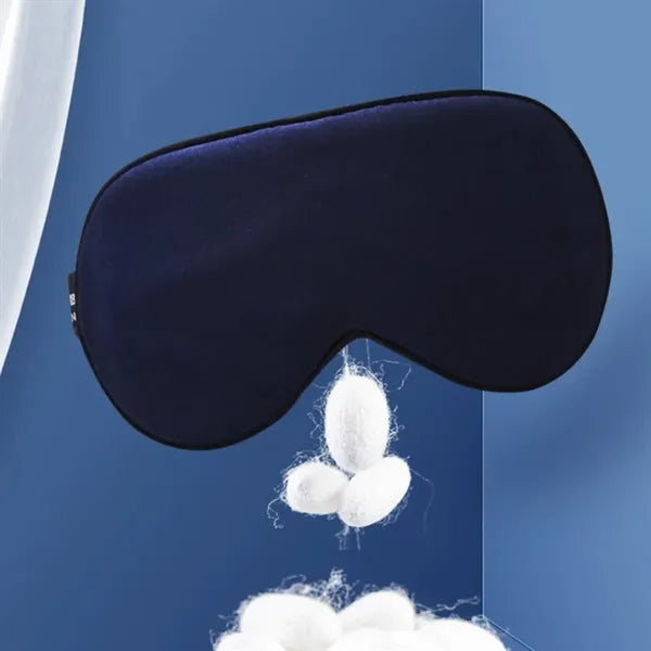 Double Sided Silk Sleep Mask With Elastic Strap Headband