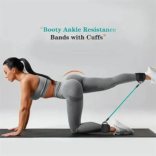 Ankle Resistance Bands with Cuffs