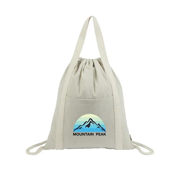 Renew II 9 oz. Recycled Cotton Drawstring Bag
