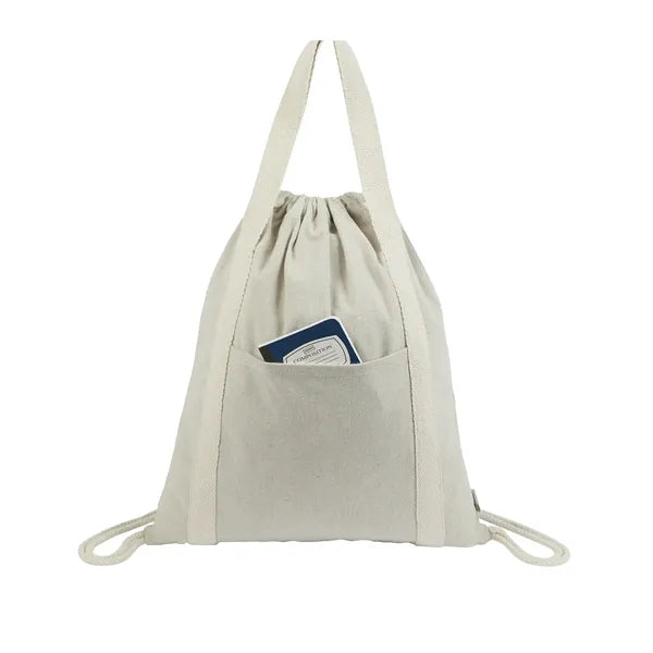 Renew II 9 oz. Recycled Cotton Drawstring Bag