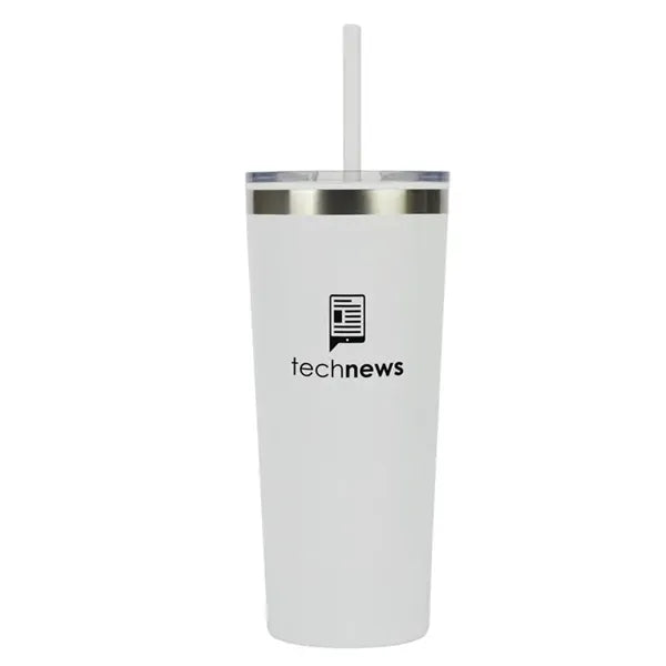 Bergen 24 oz. Steel/100% Recycled PP Liner Travel Tumbler